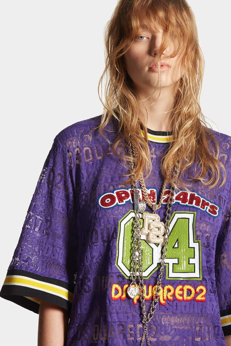 64 LACEY MAXI T-SHIRT DRESS 6