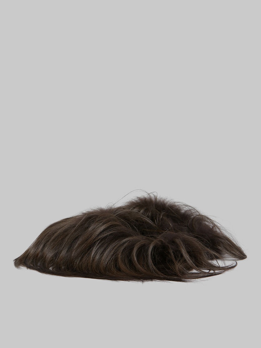 BROWN KIDASSA FUR FUSSBETT SABOT - 3