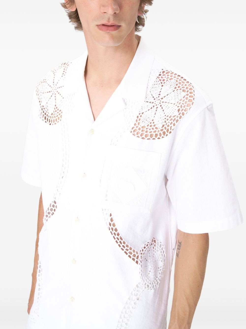 linen bowling shirt - 5