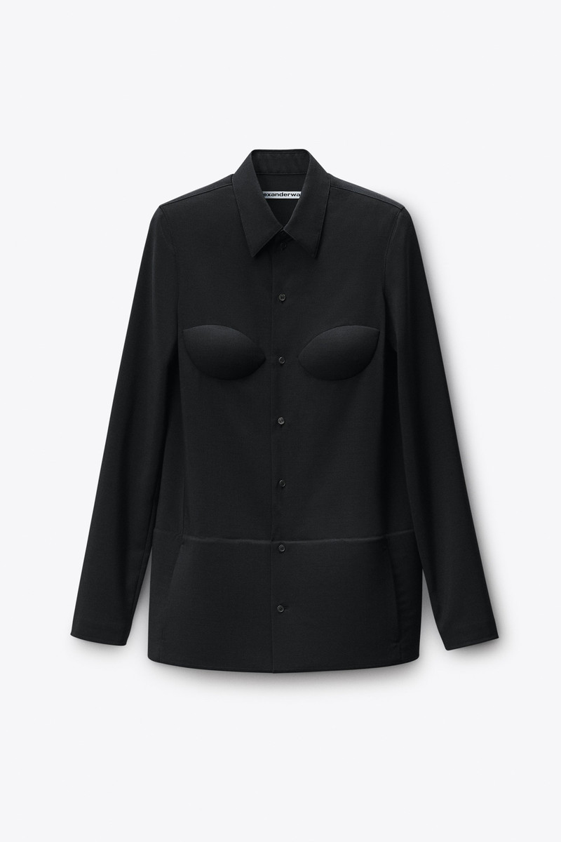 Foam Hem Shirt Dress 1