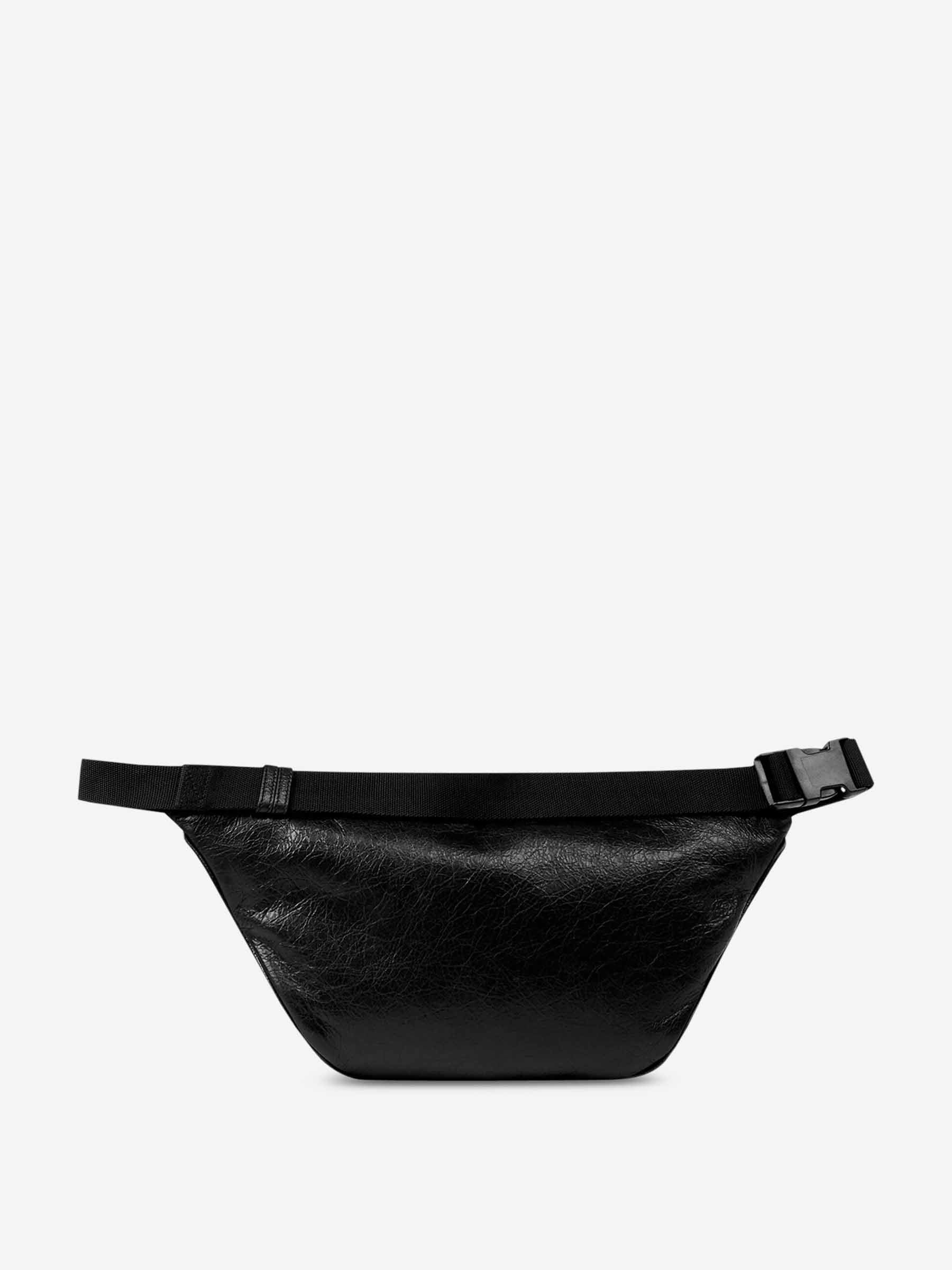 LOGO LEATHER WAIST BAG - 2