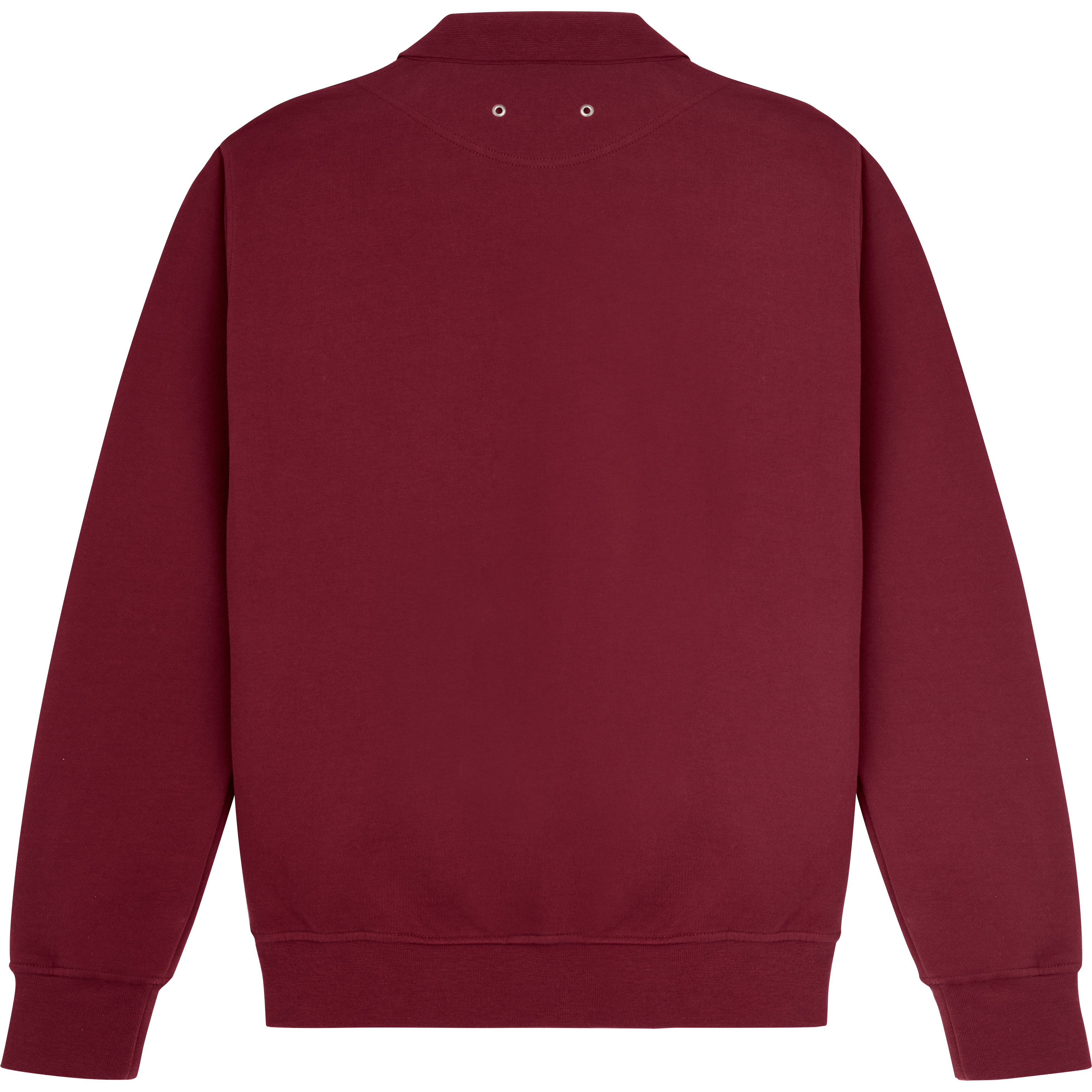 Men Front Zip Sweatshirt Embroidered Logo Velvet Starlettes - 2