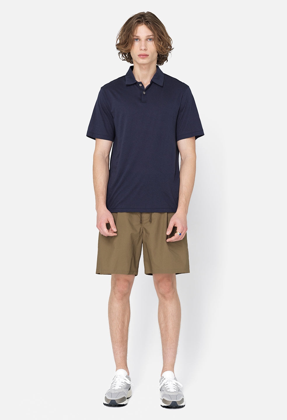 COTTON CASHMERE POLO - 3