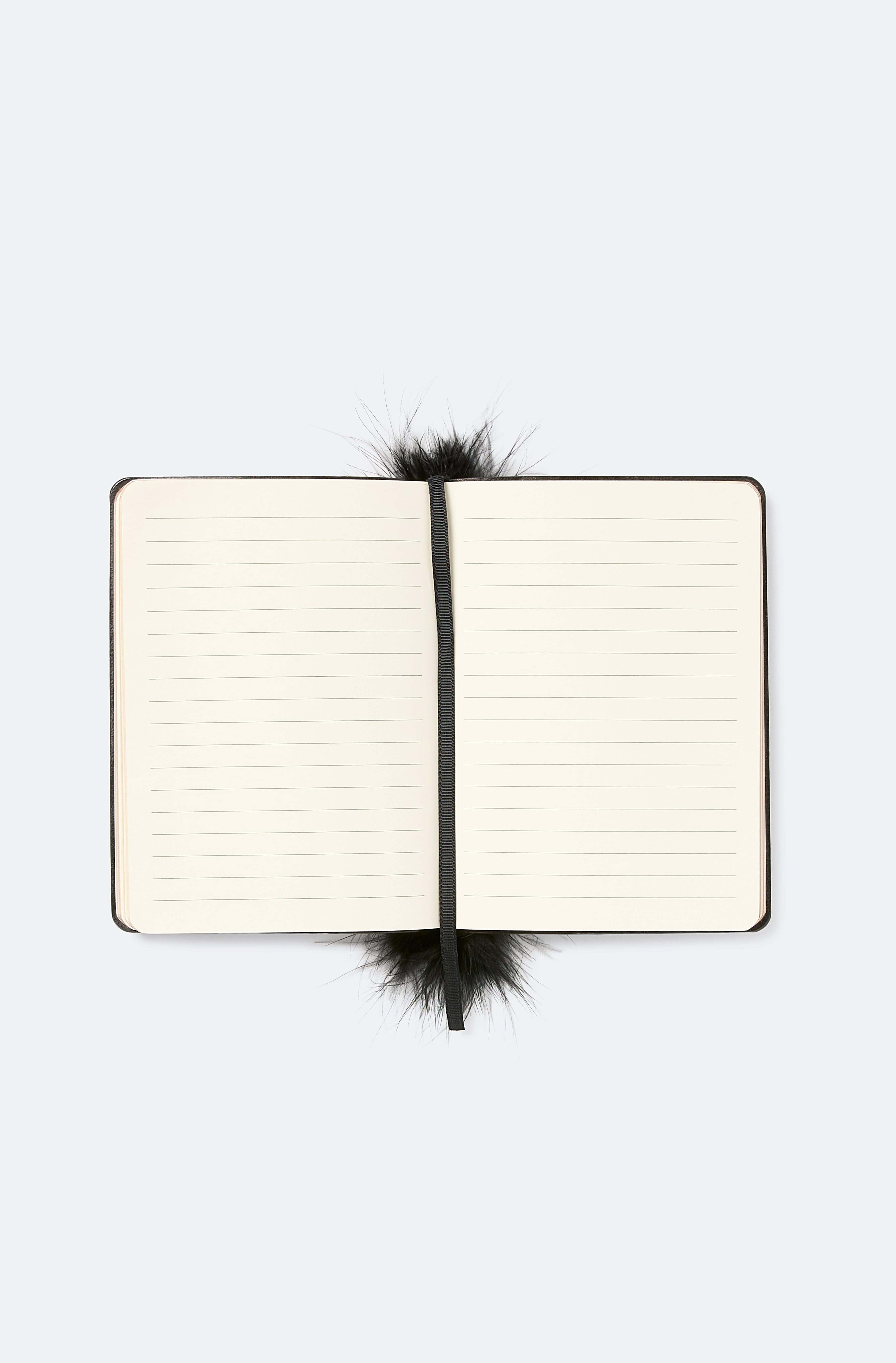 Notebook with Marabou Feathers - 4