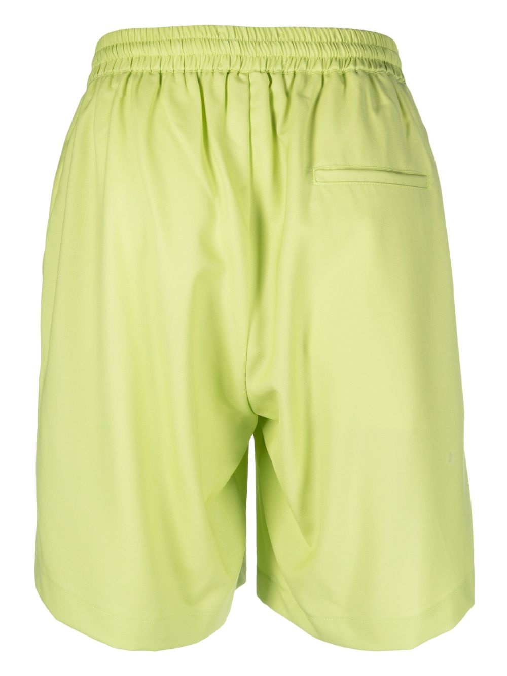 elasticated-waist twill shorts - 2