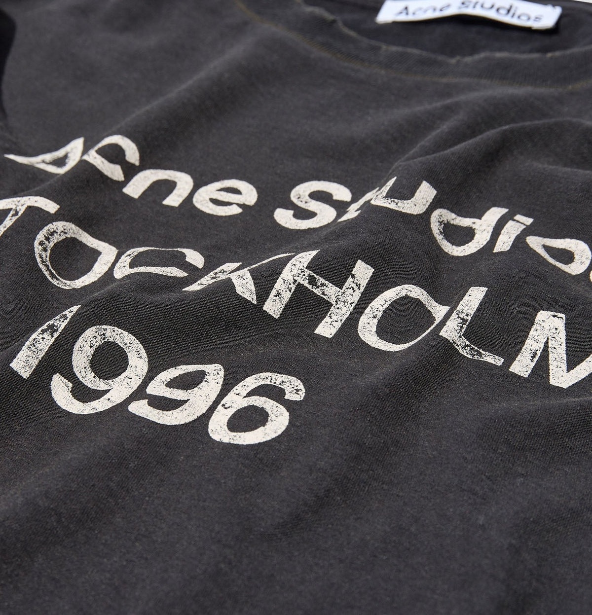 LOGO 1996 T-SHIRT (FADED BLACK) - 3