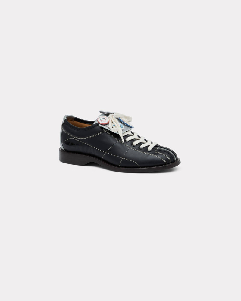'KENZO Striker' bowling derbies in leather 1