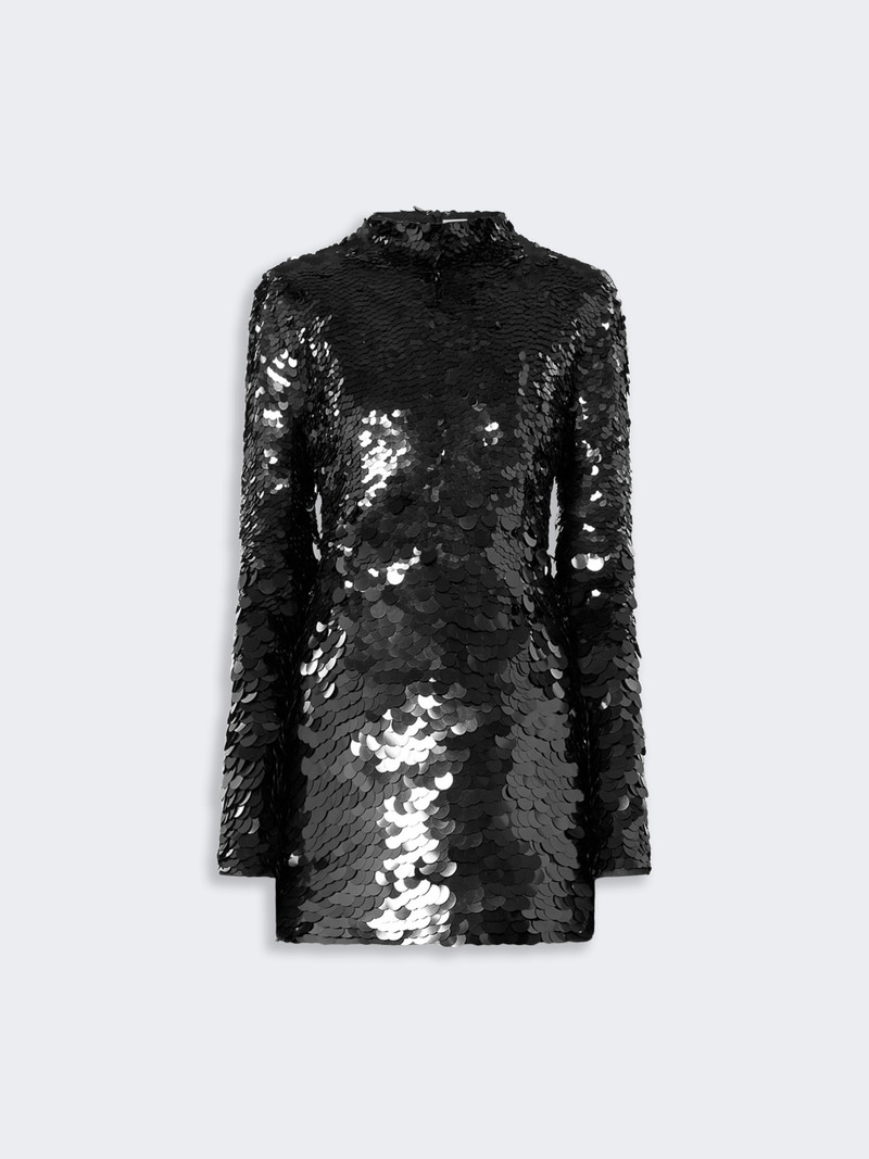 TEFRITE04 Short dress with nuanced sequin detail - KLEPSYDRA CAPSULE 1
