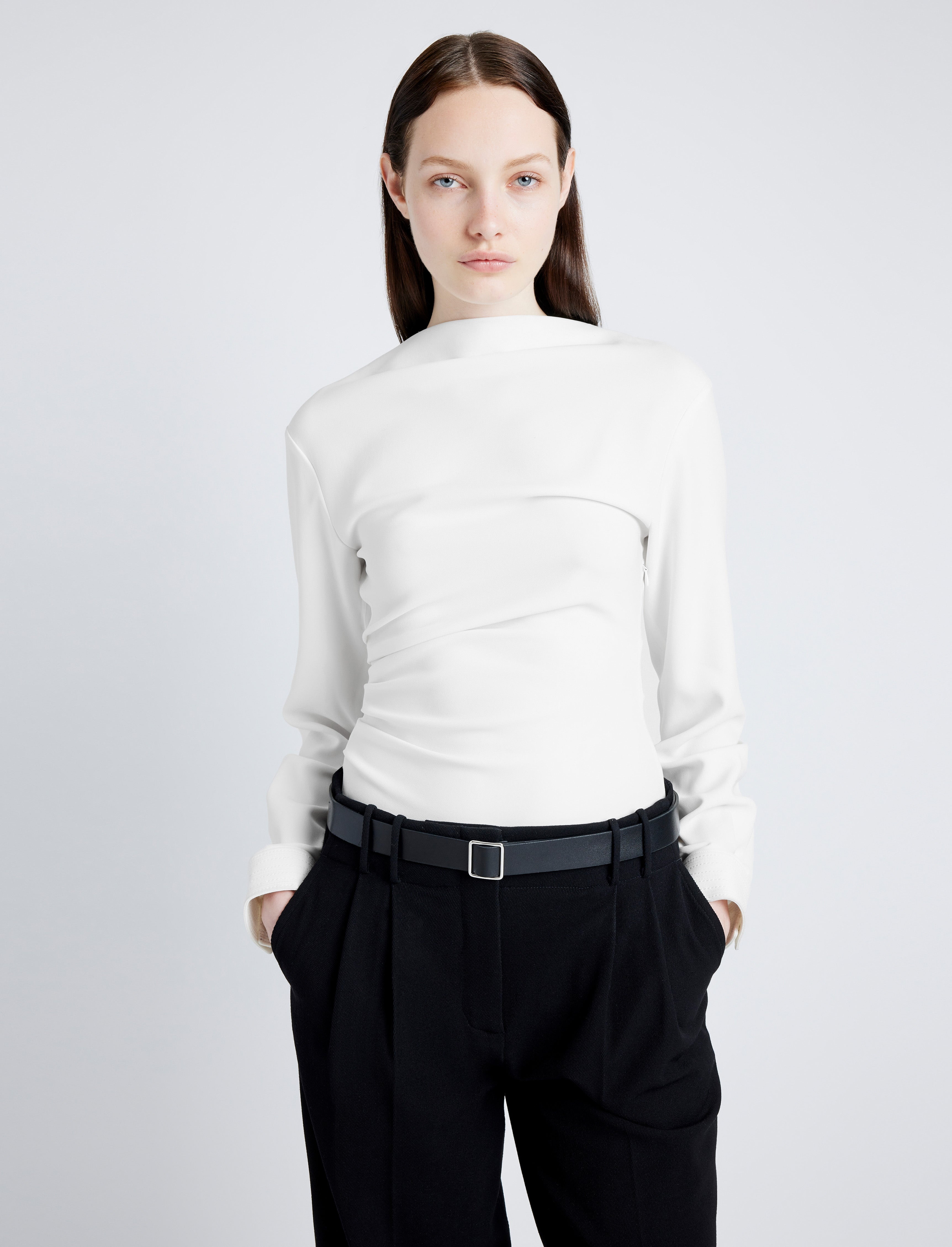 Alexis Top in Matte Viscose Crepe - 6