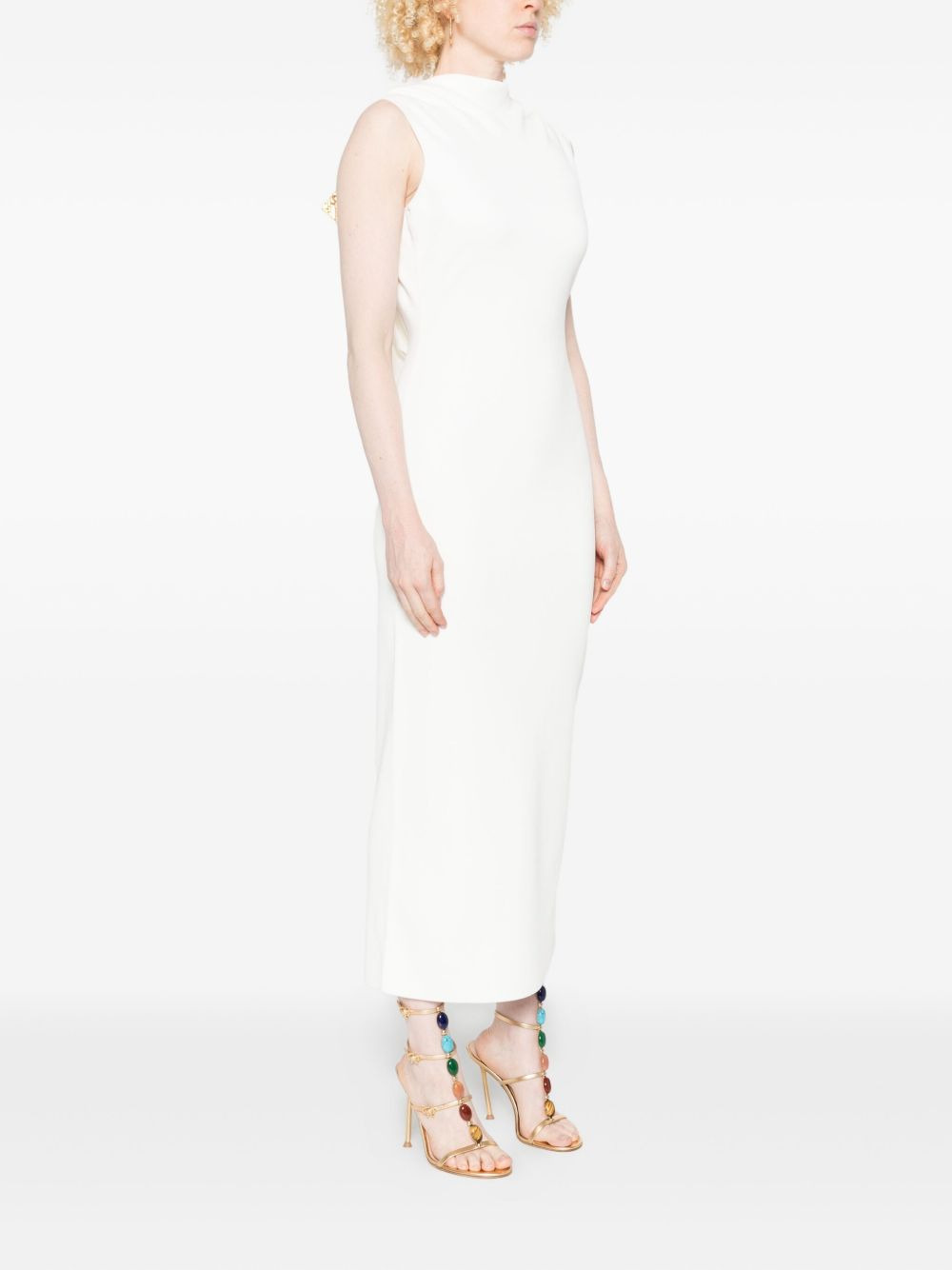 Deira sleeveless high-neck dress - 3