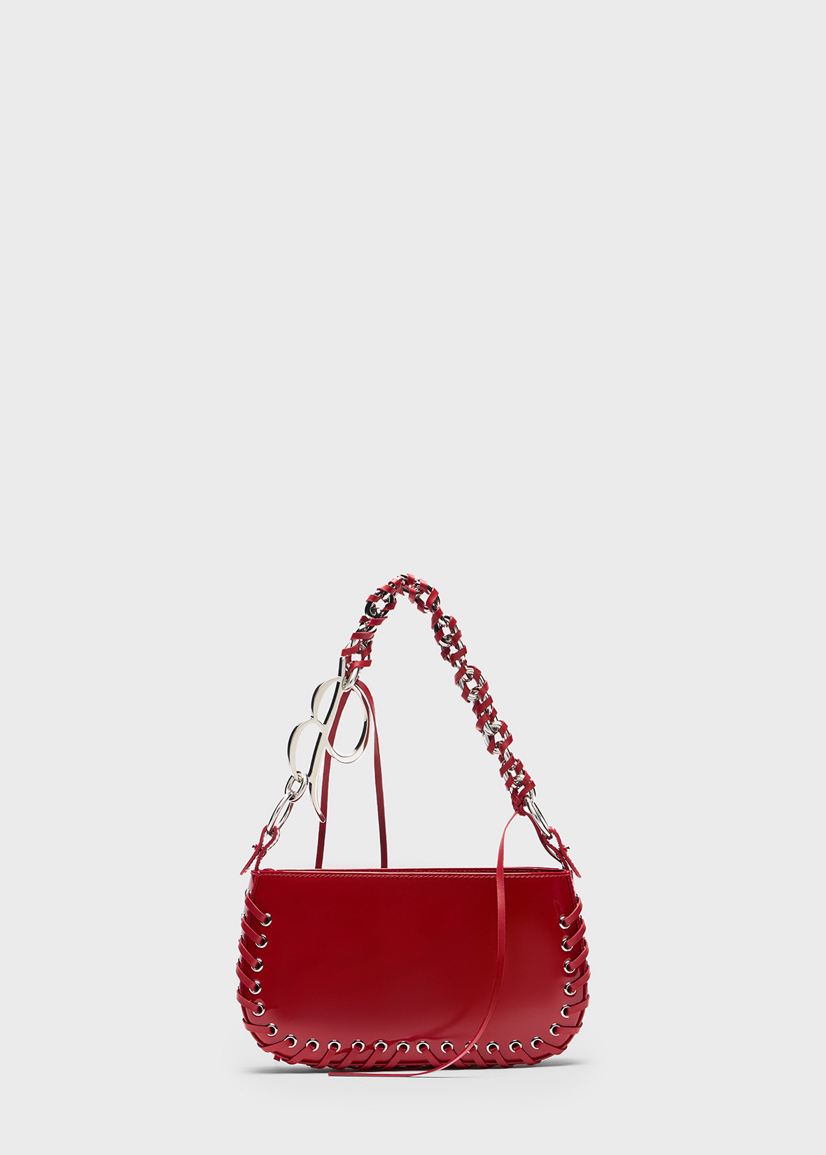 TOY MINI IN PATENT LEATHER WITH EYELETS AND LACES - 3