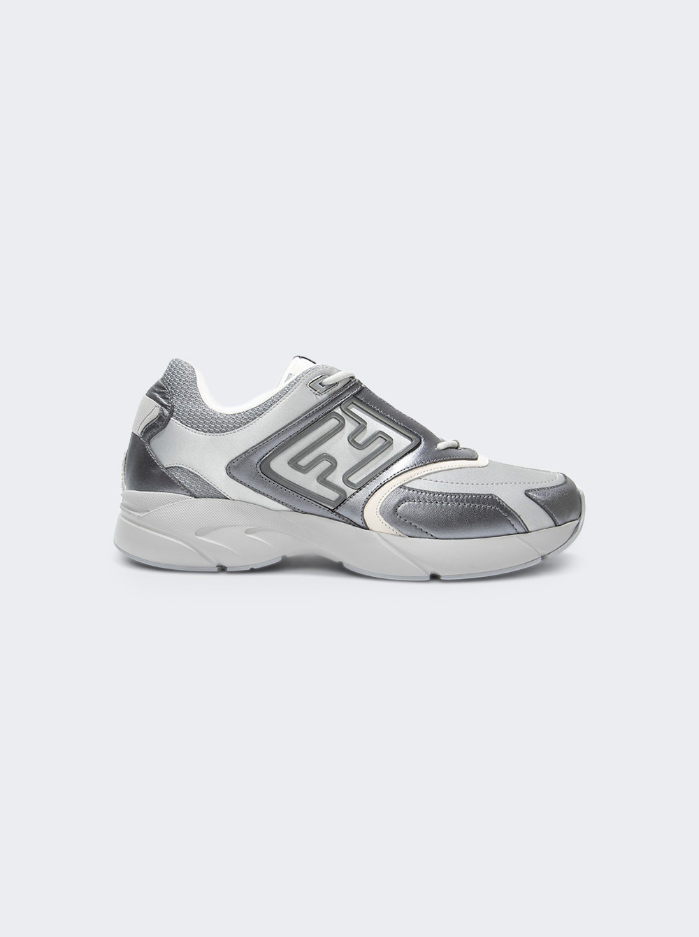 Faster Trainer Sneaker Silver - 1