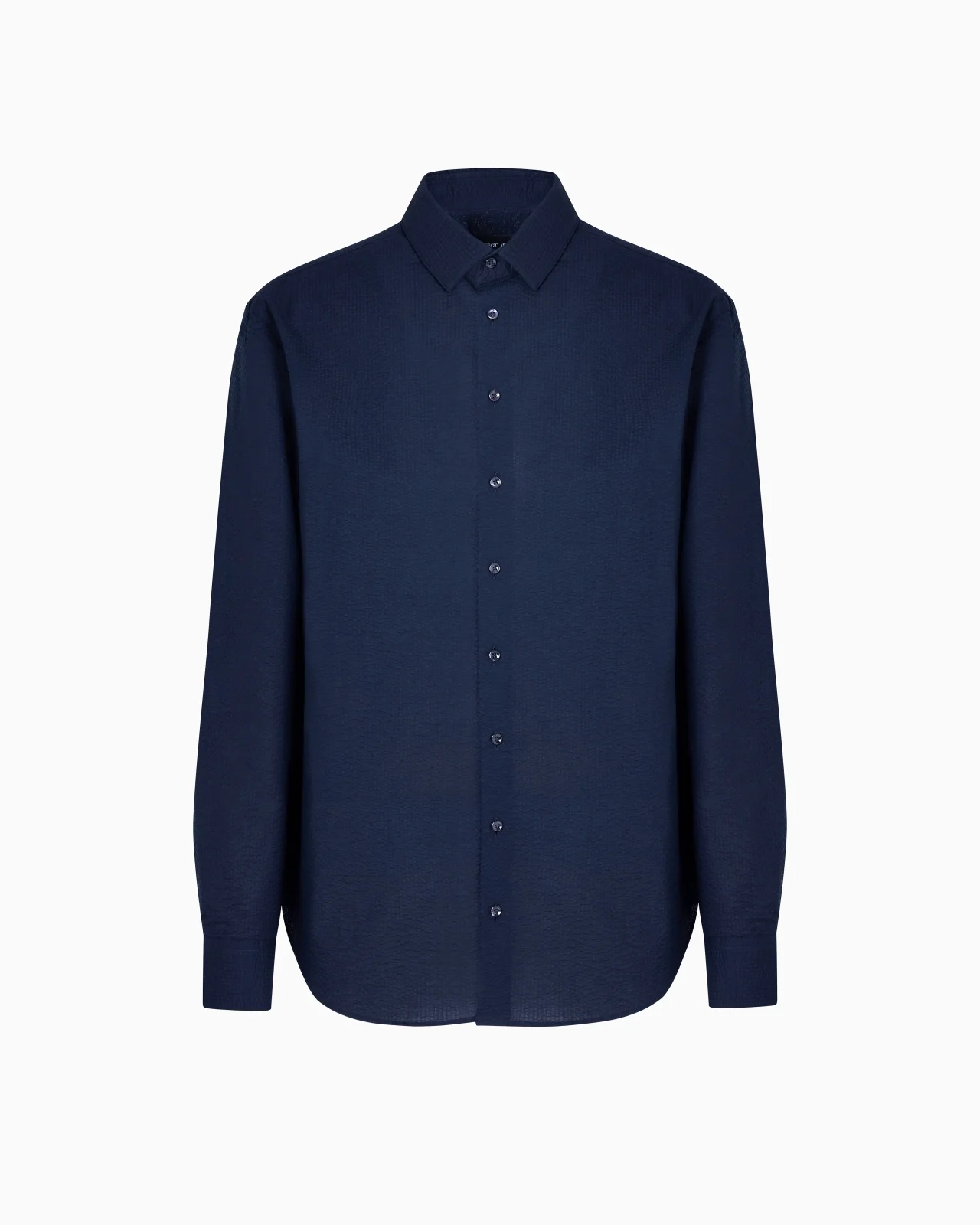 REGULAR-FIT COTTON-SEERSUCKER SHIRT - 1