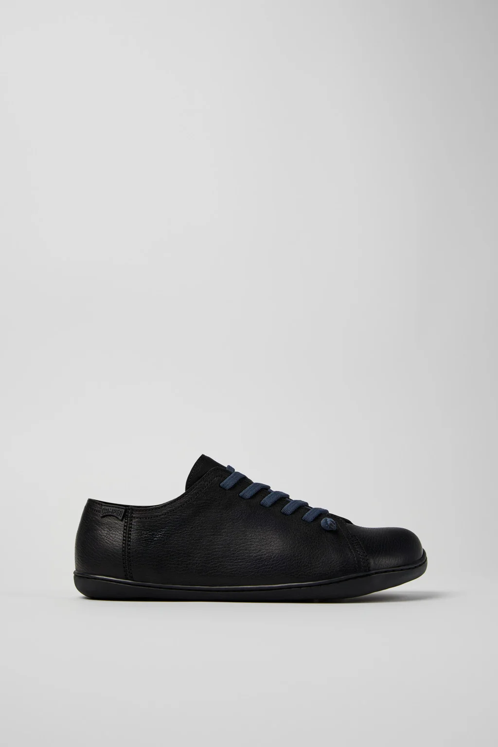 Peu Black Leather Shoes for Men. - 1