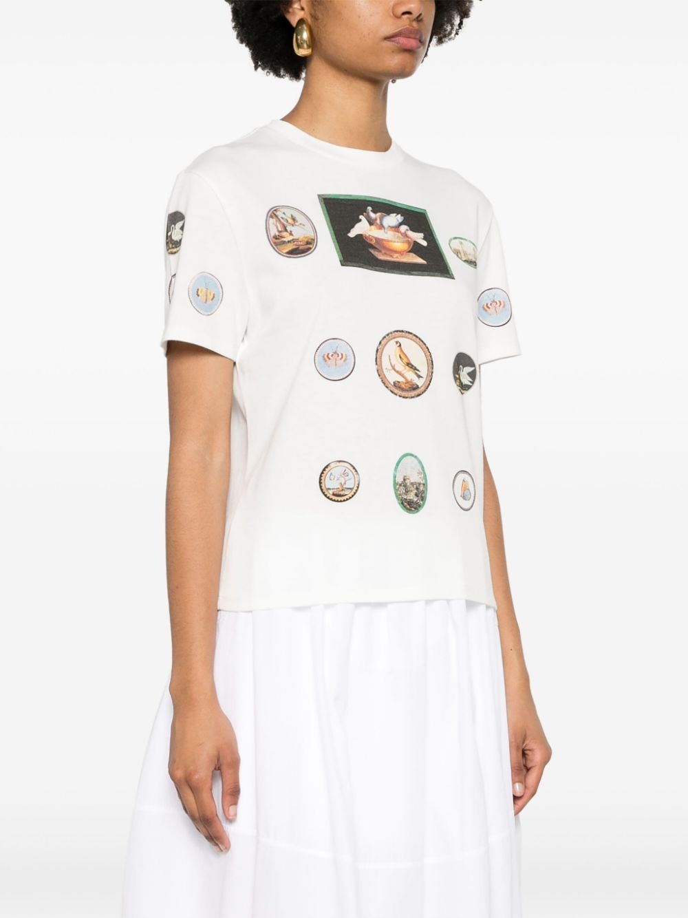 graphic-print cotton T-shirt - 3