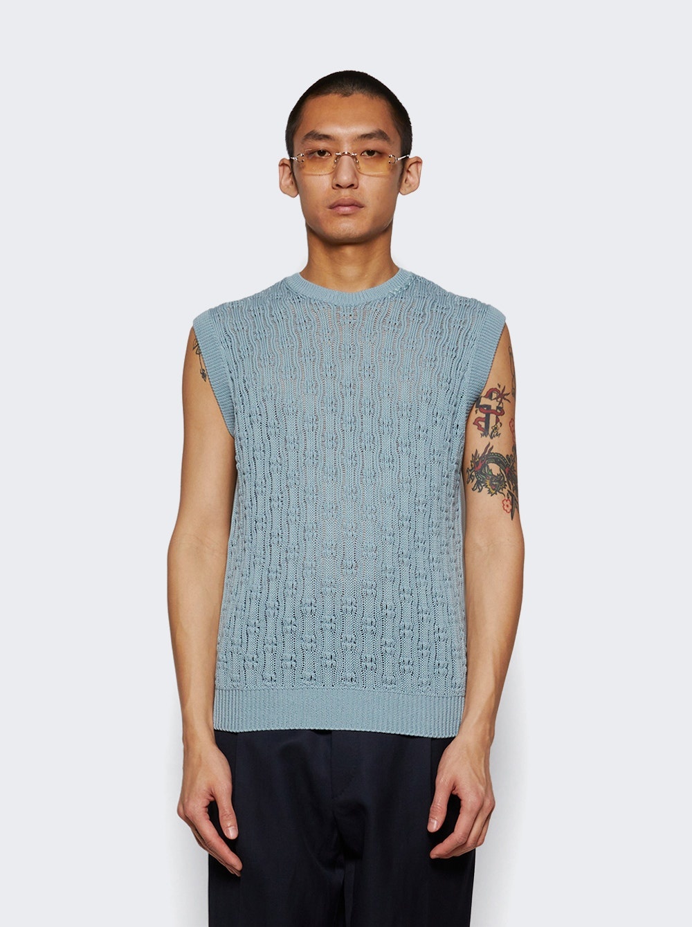 Roundneck Sweater Sky - 2
