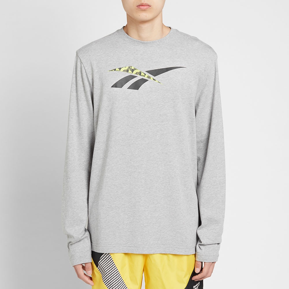 Reebok Long Sleeve Hyper Graphic Tee - 4