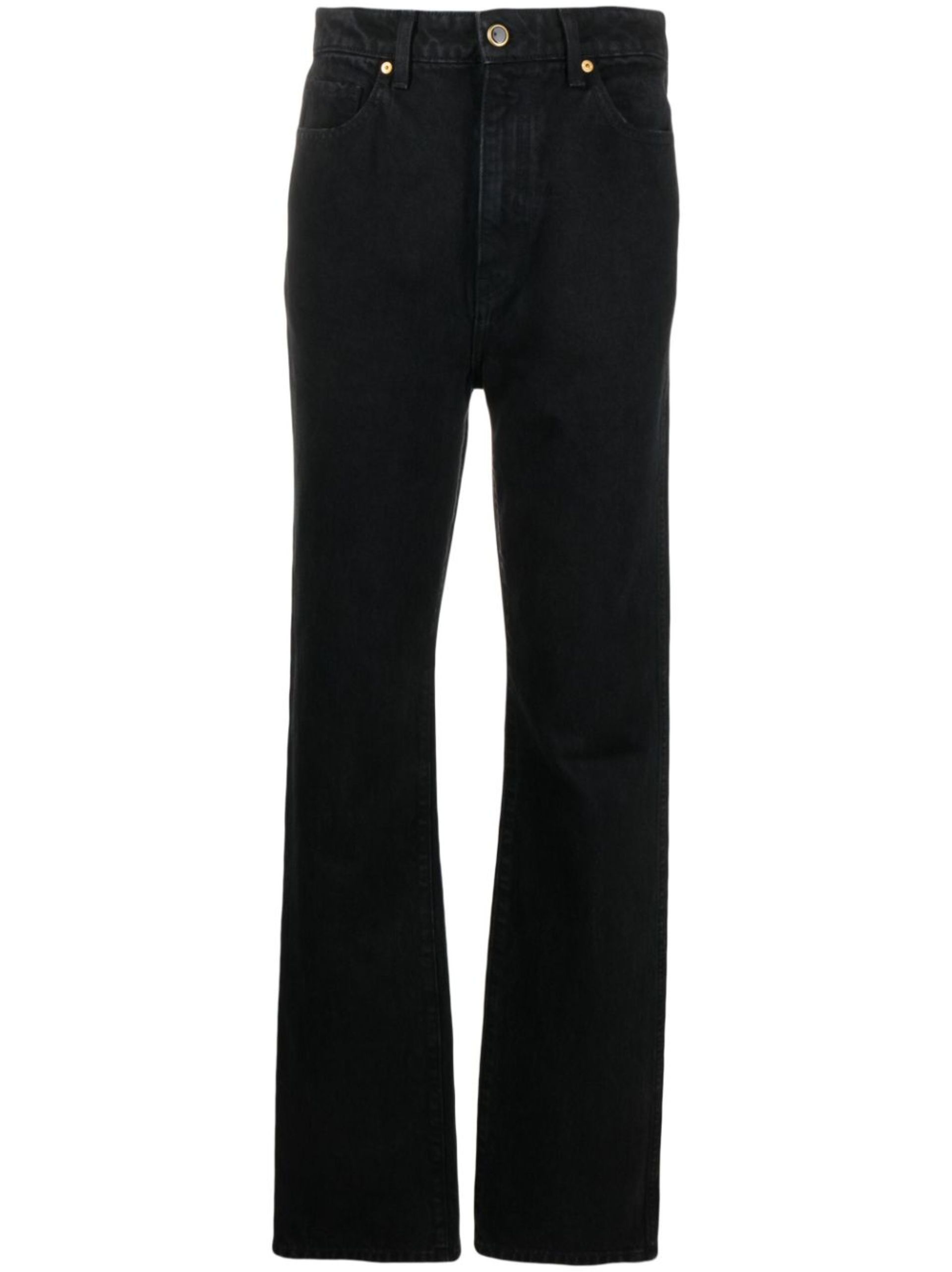 black The Danielle straight-leg jeans - 1