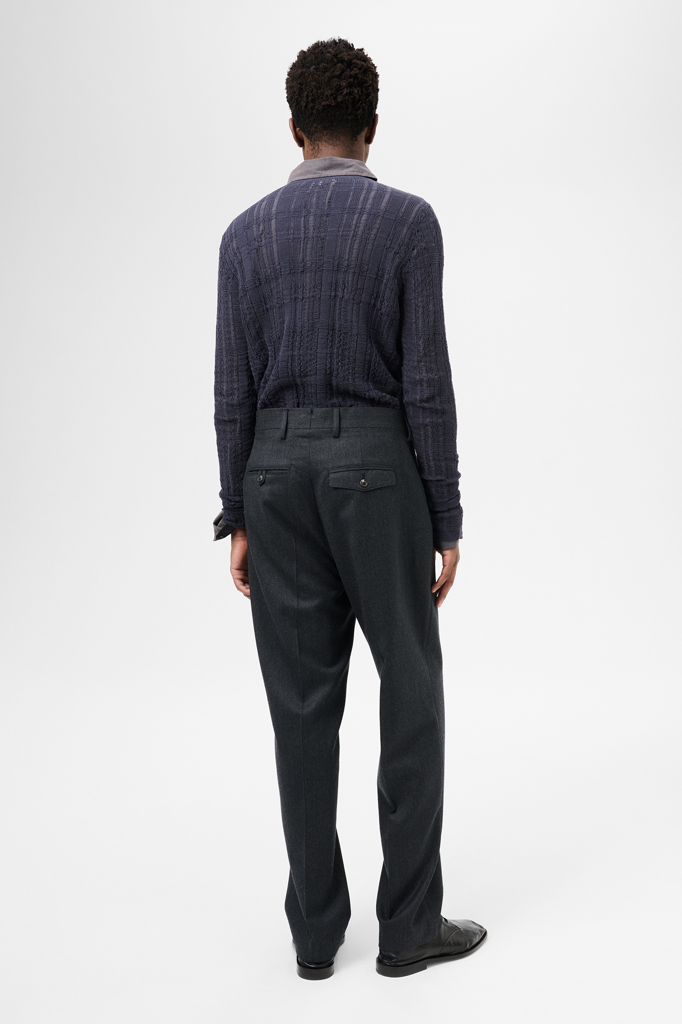 Chino 22 Premium Charcoal Office Wool - 5