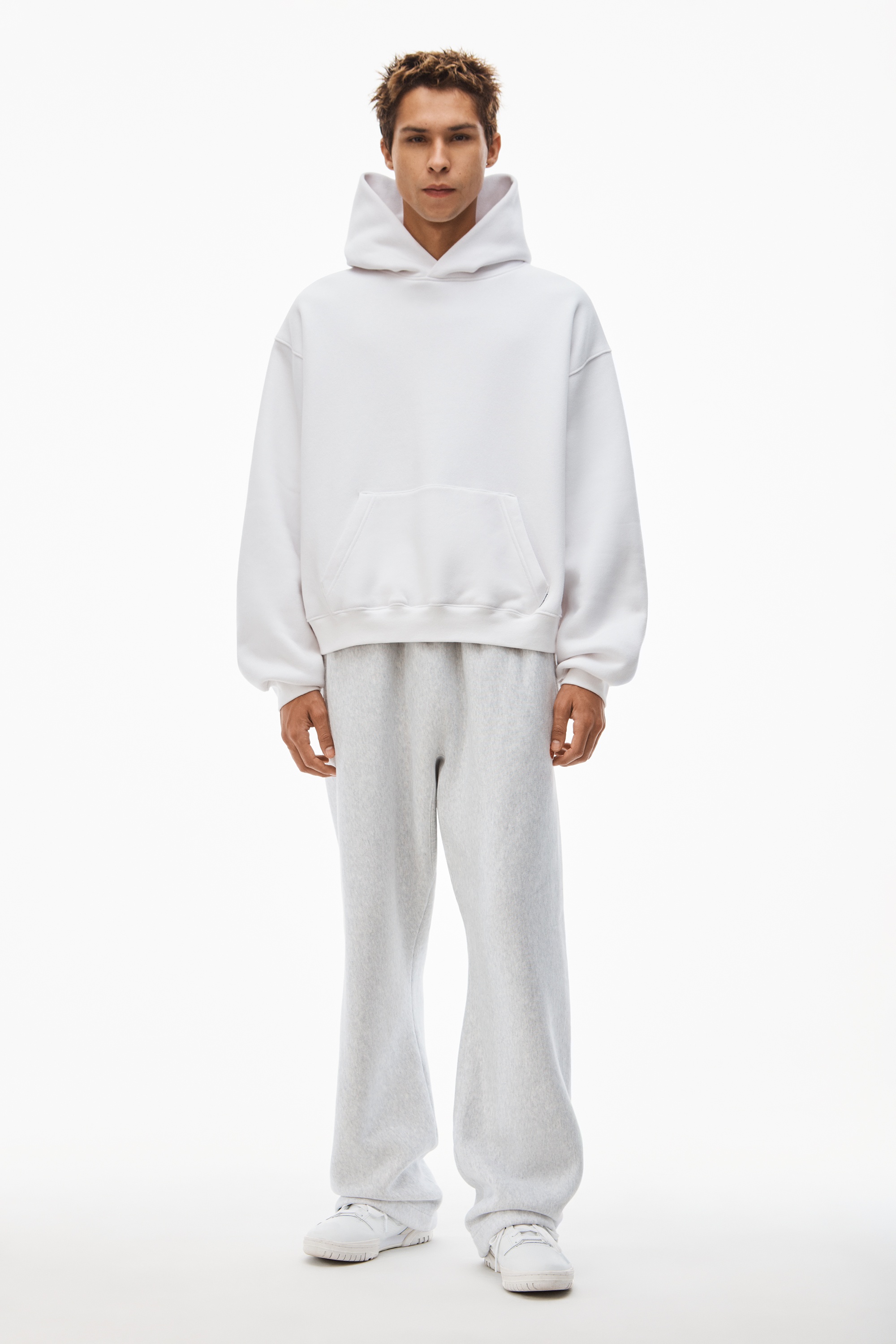 HOODIE IN DENSE FLEECE - 6