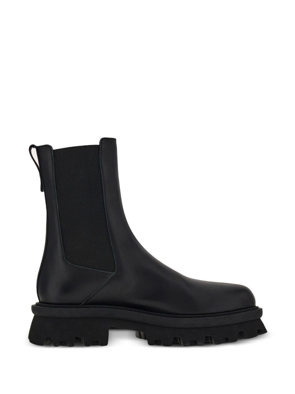 chunky chelsea leather boots - 3
