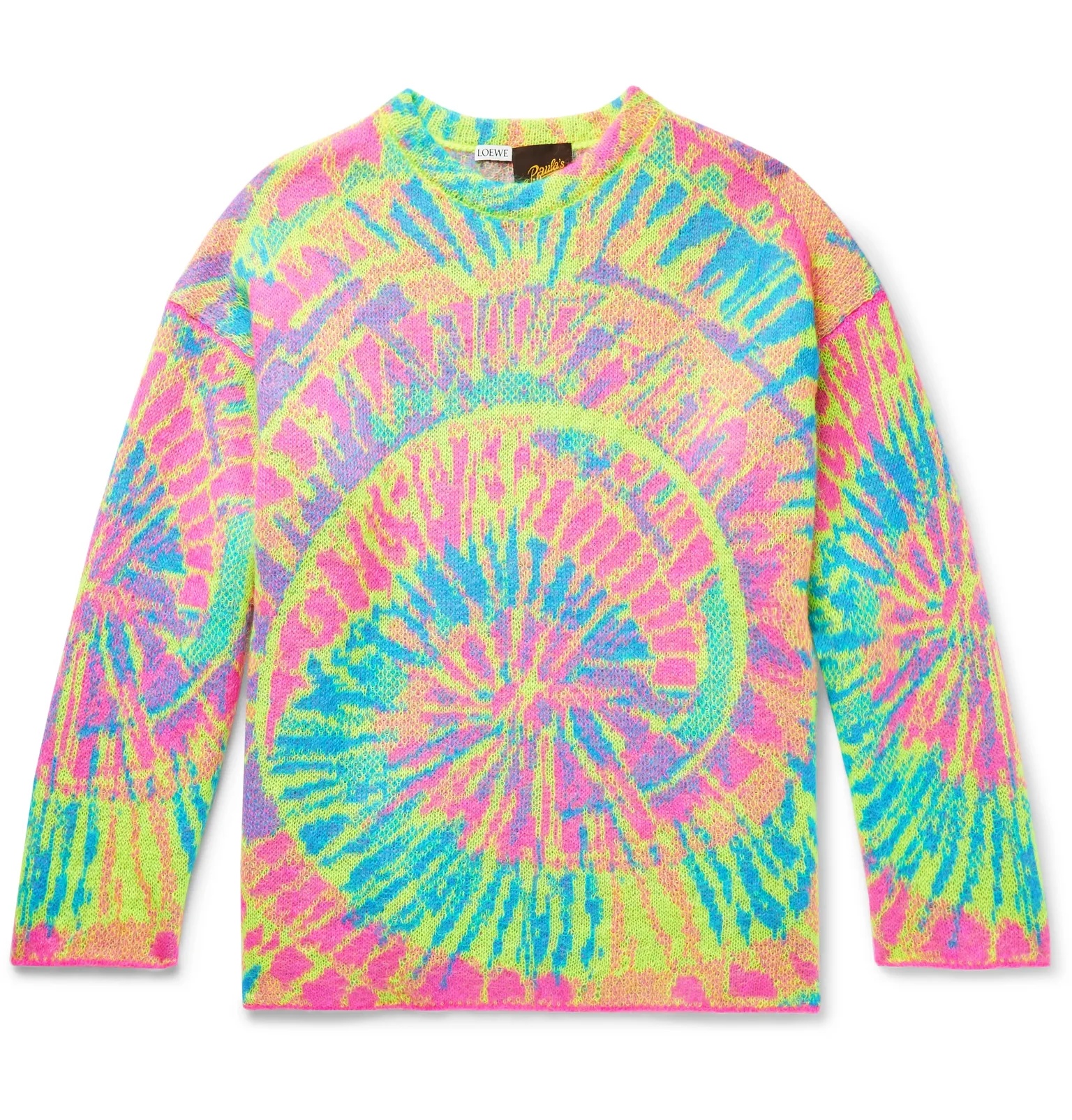 + Paula's Ibiza Tie-Dyed Mohair Sweater - 1