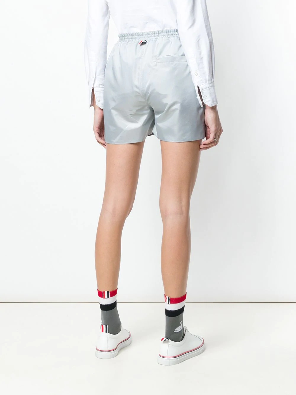 logo-patch track shorts - 4