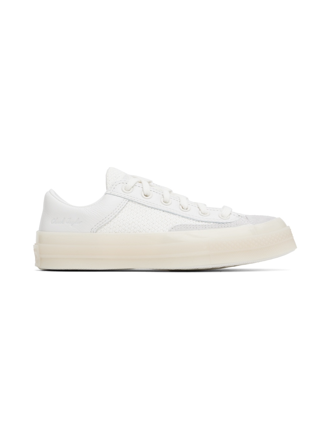 White Chuck 70 Marquis Mixed Materials Low Top Sneakers - 1
