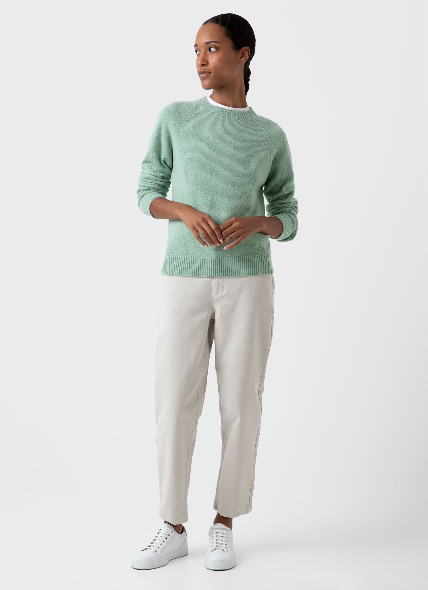 Lambswool Crew Neck Jumper - 3