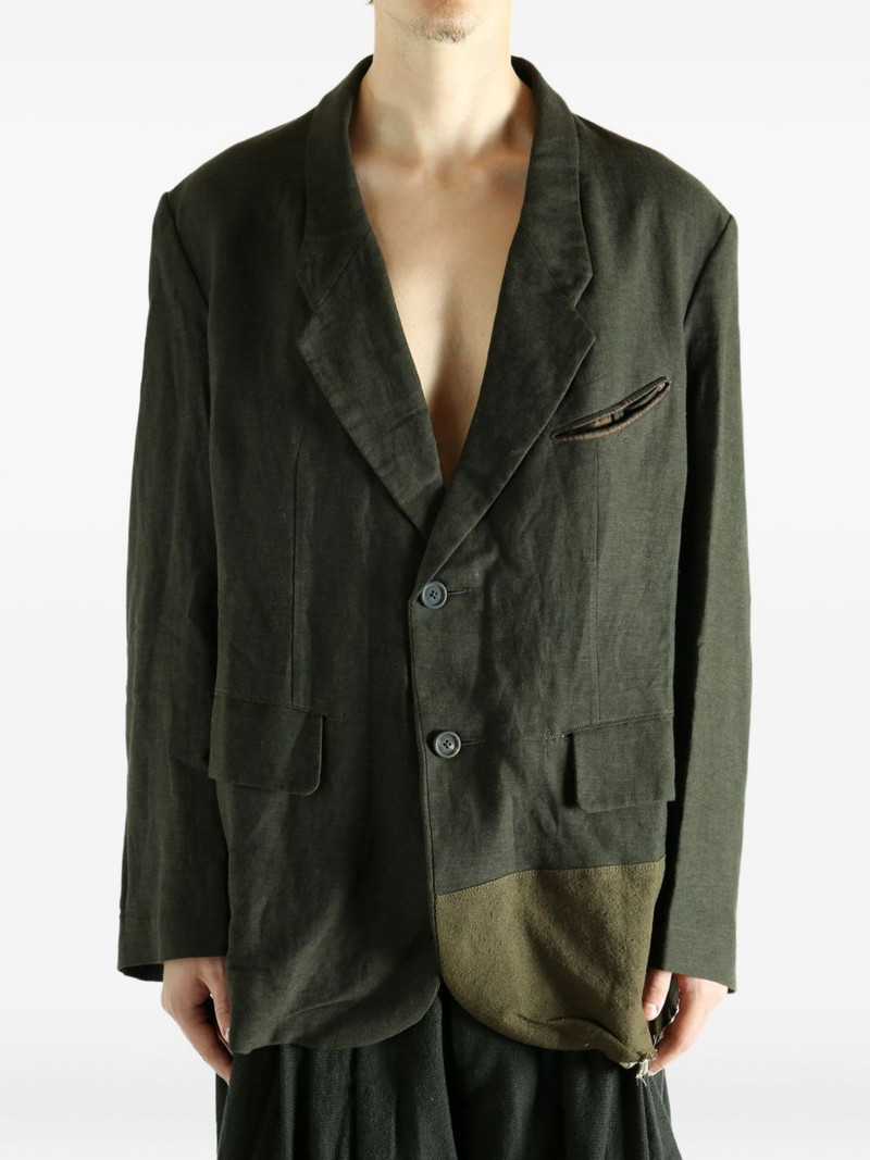 Ziggy Chen panelled blazer outlook