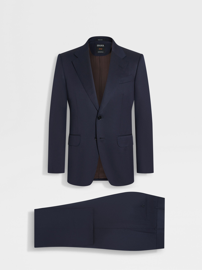 ZEGNA NAVY BLUE CENTOVENTIMILA WOOL SUIT outlook