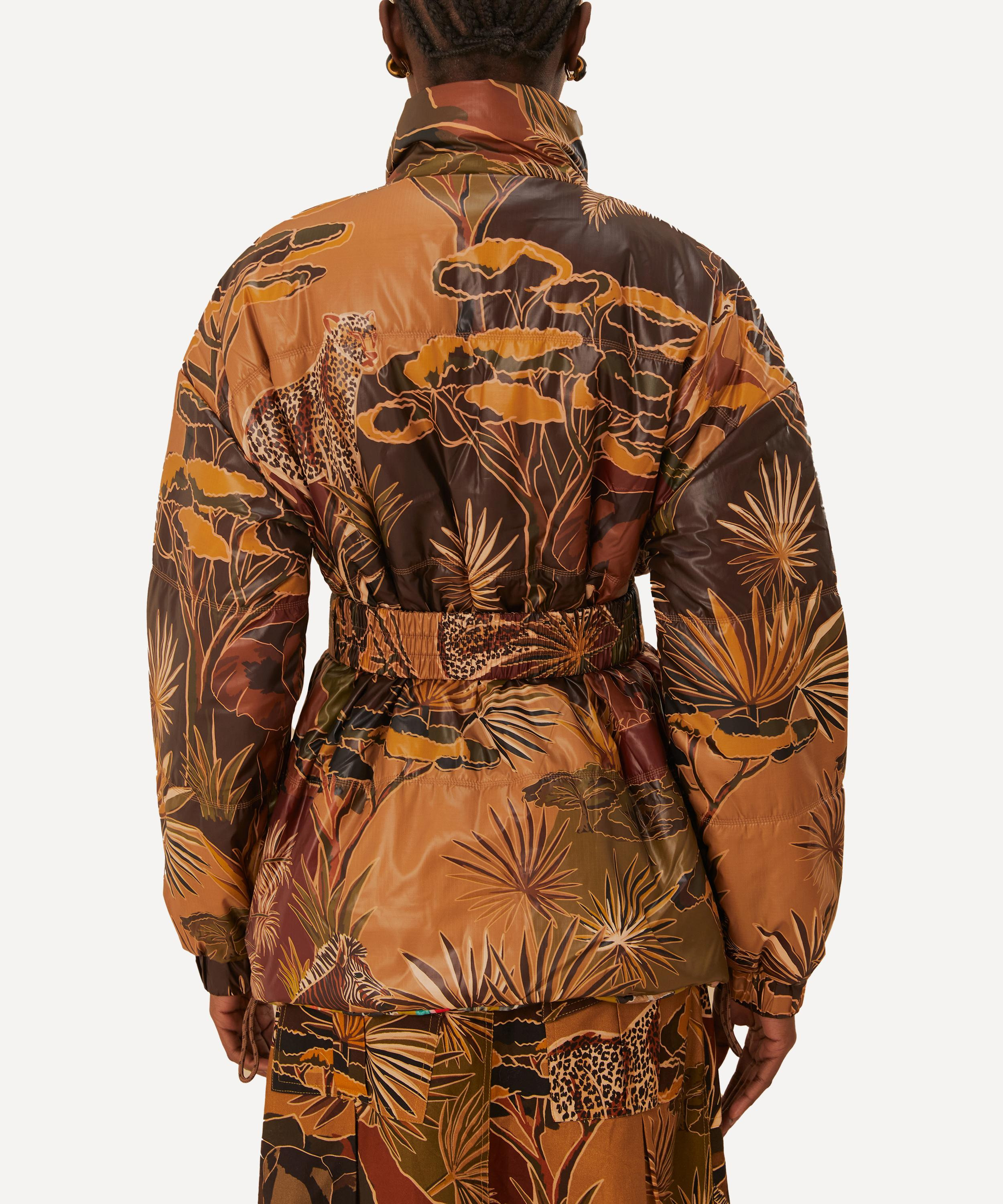 Gold Savana Dream Reversible Maxi Puffer Jacket - 6