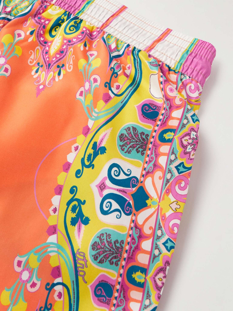 Straight-Leg Short-Length Paisley-Print Swim Shorts 5