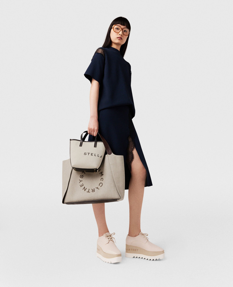 Logo Canvas Crossbody Tote Bag 2
