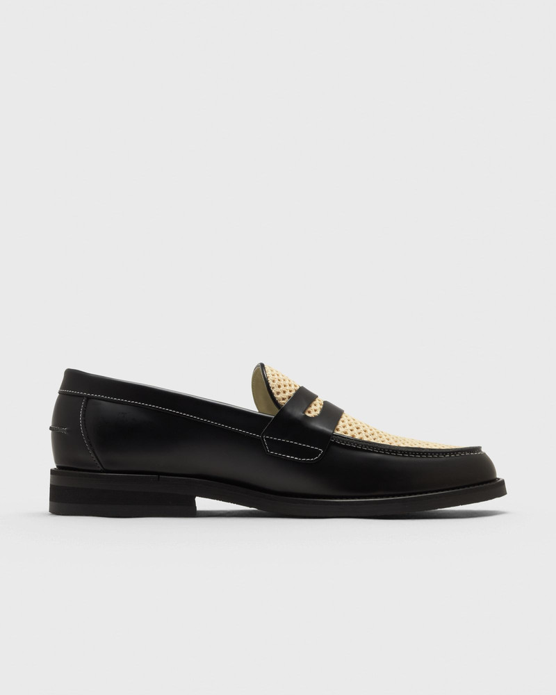 DUKE + DEXTER Wilde Rattan Penny Loafer outlook