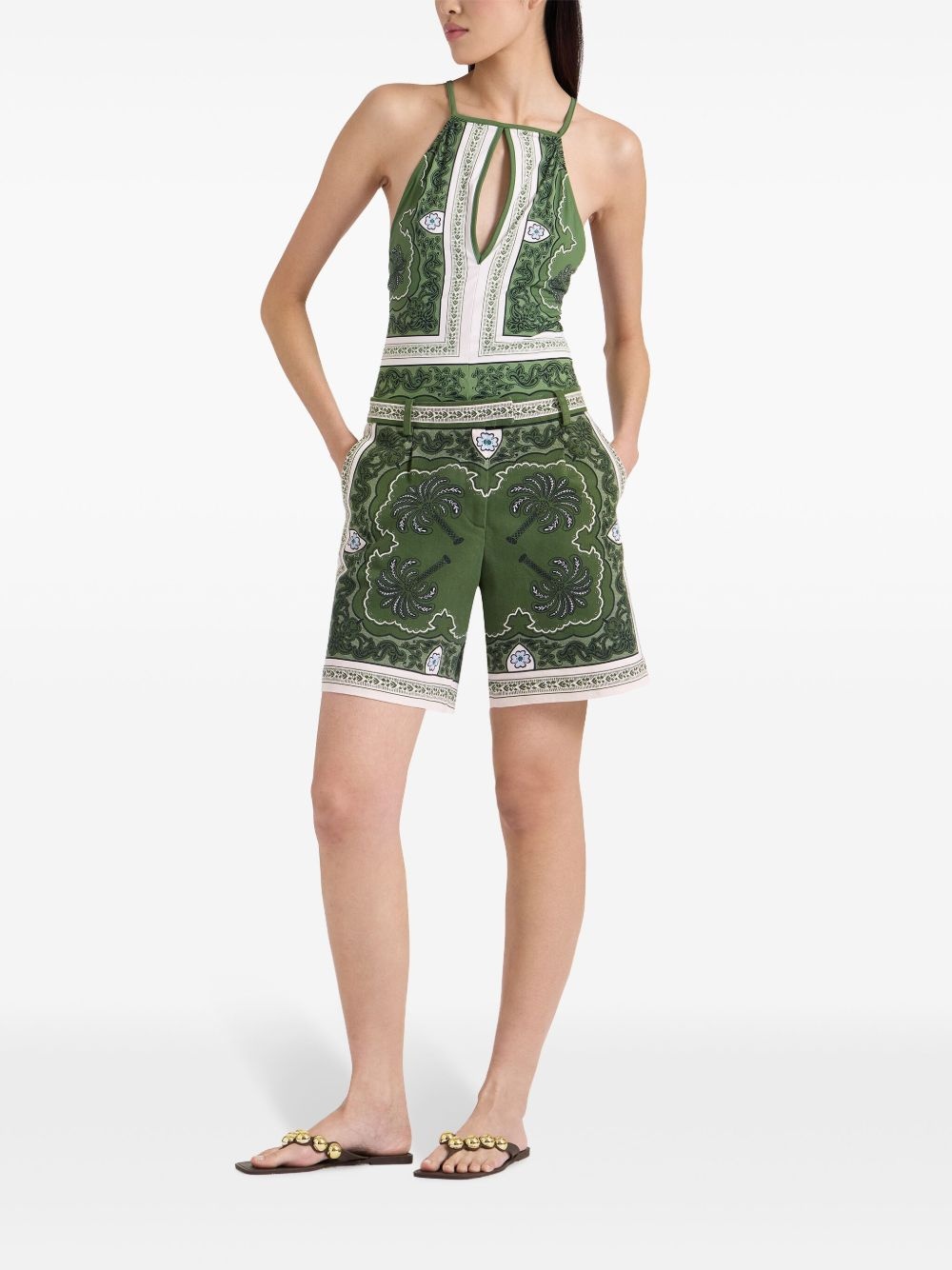 printed shorts - 2