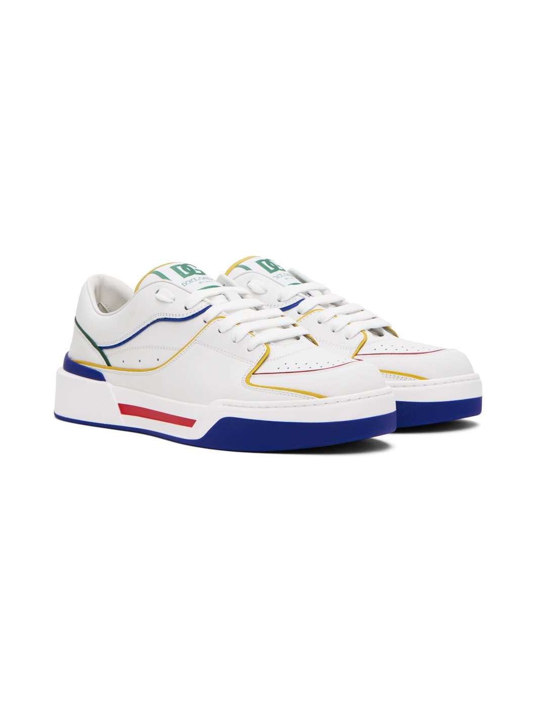 White New Roma Sneakers - 4