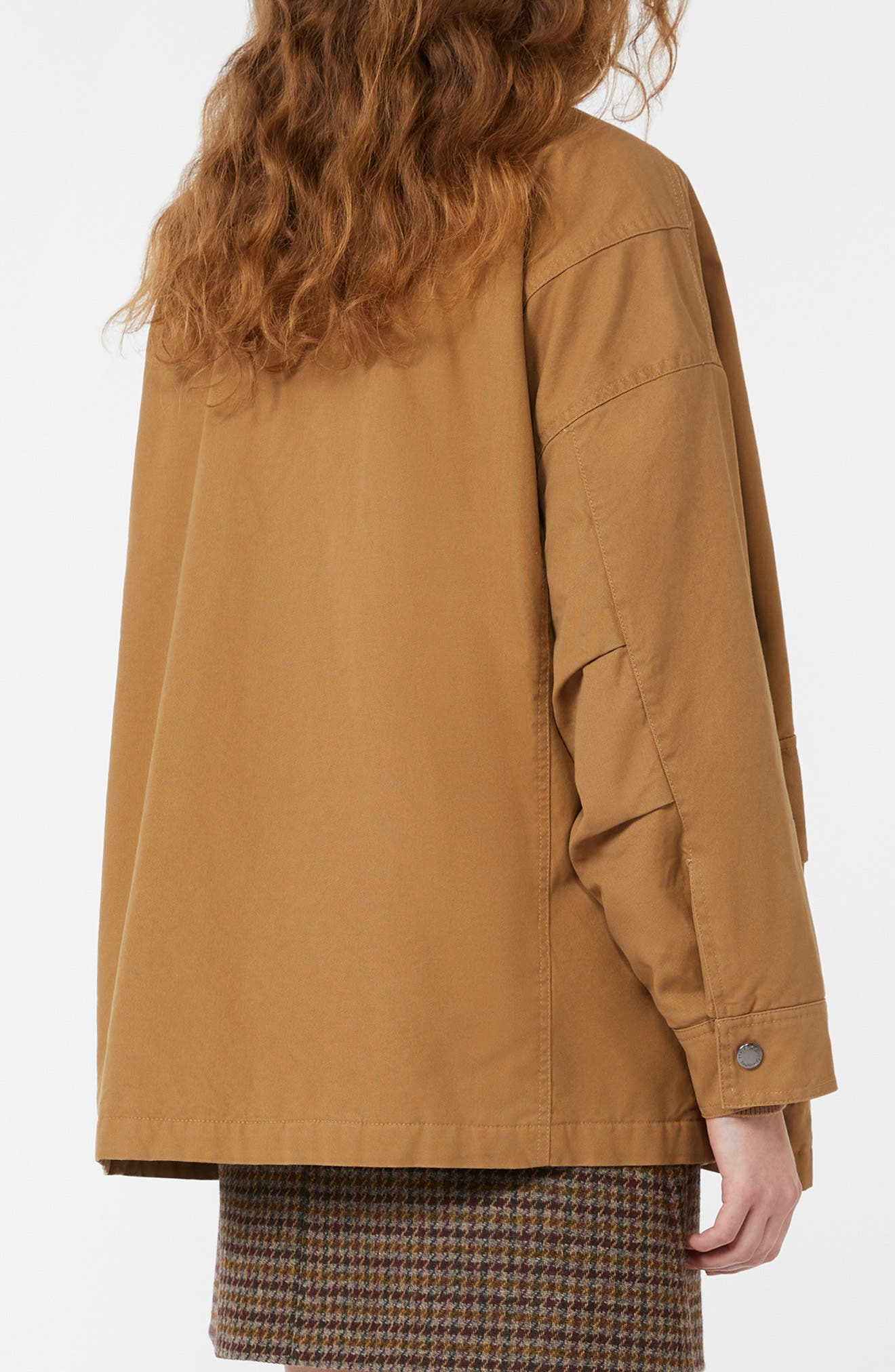Weekend Max Mara Bozen Cotton Barn Jacket in Camel at Nordstrom - 2