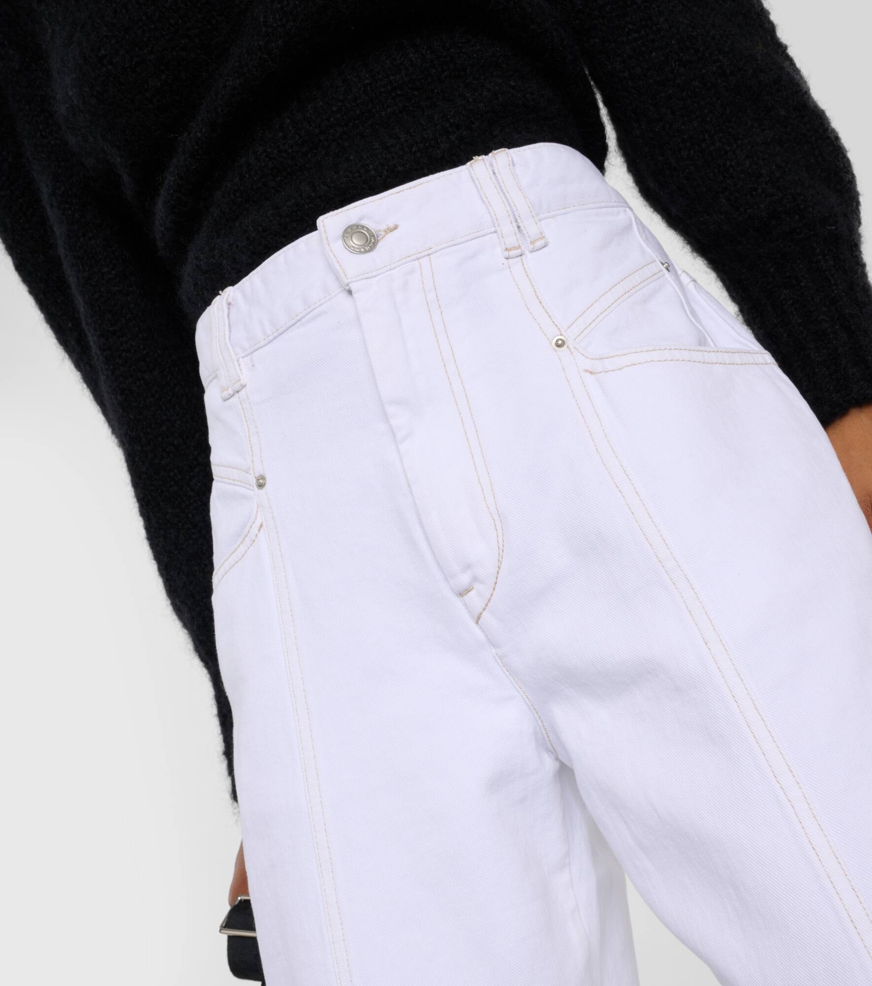 Vetan high-rise wide-leg jeans - 4