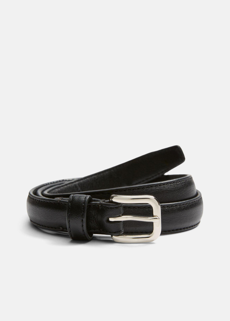 Vince Women's Skinny Leather Belt outlook
