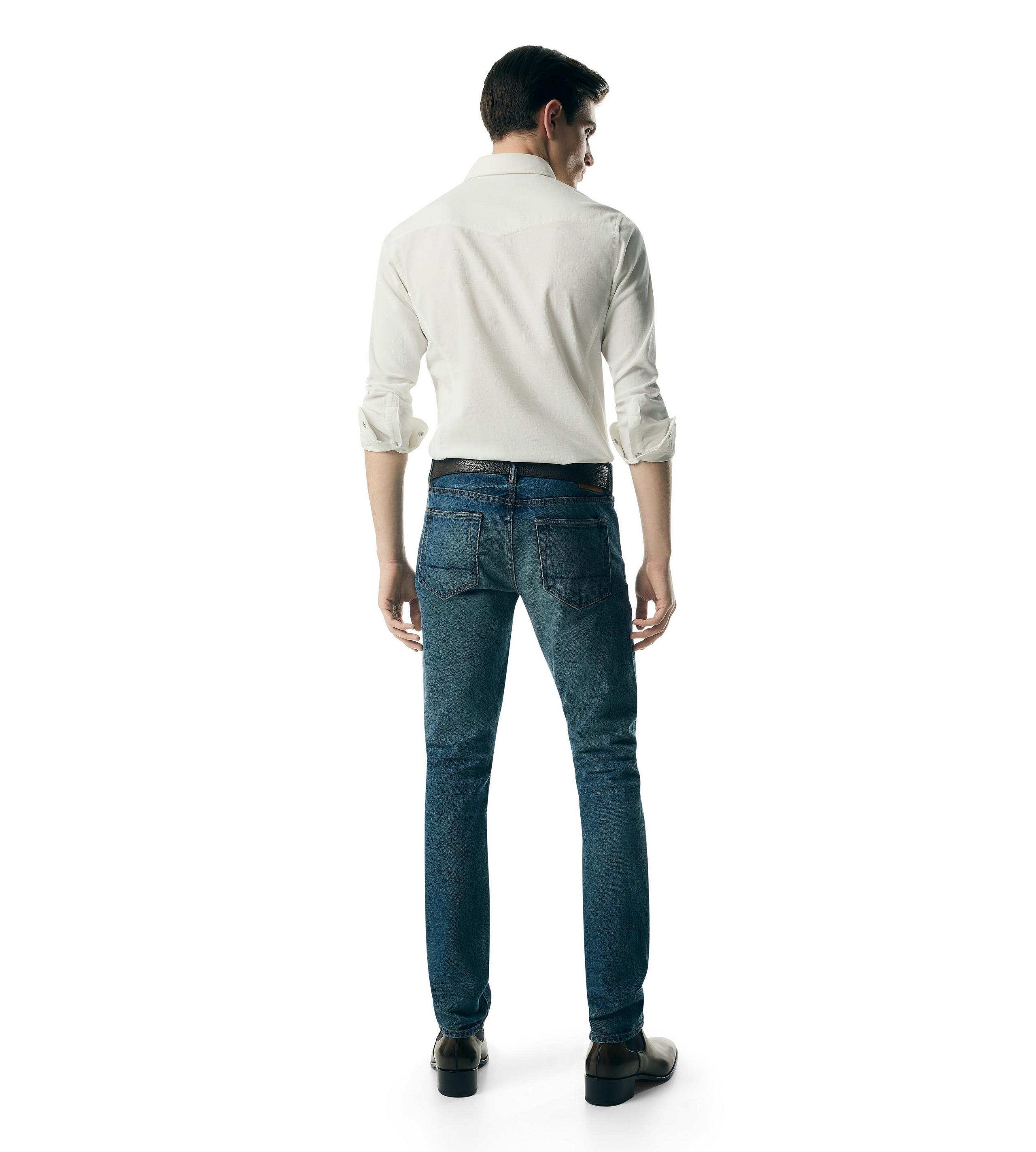 GRAIN LEATHER OVAL BELT - 6