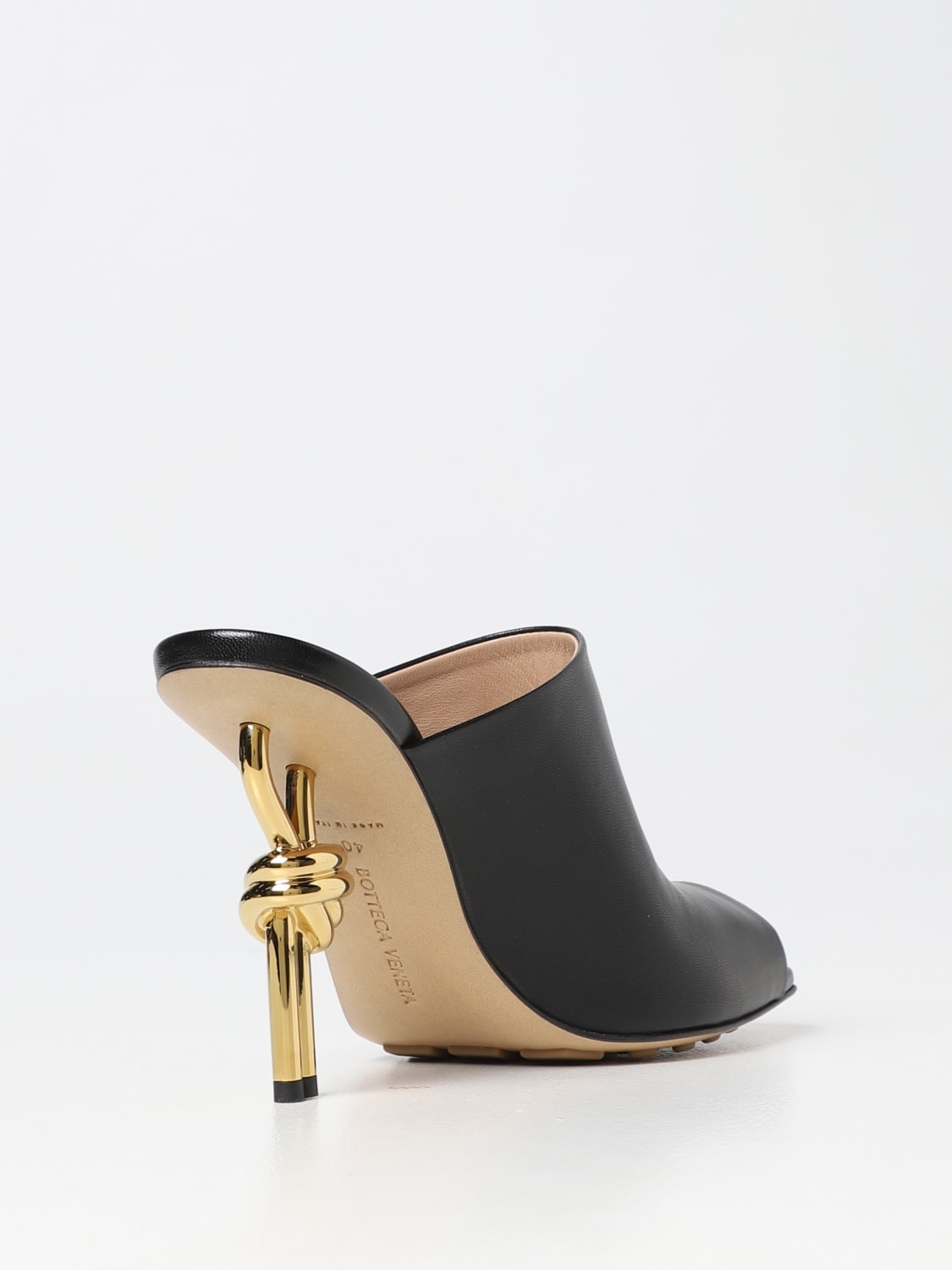 Knot Bottega Veneta mules in leather - 3