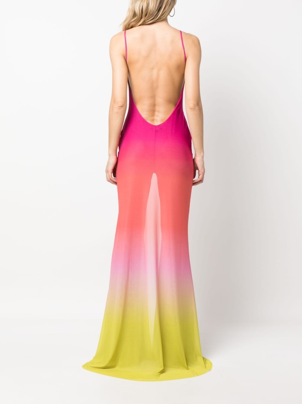 Degradé sheer tulle jumpsuit - 4