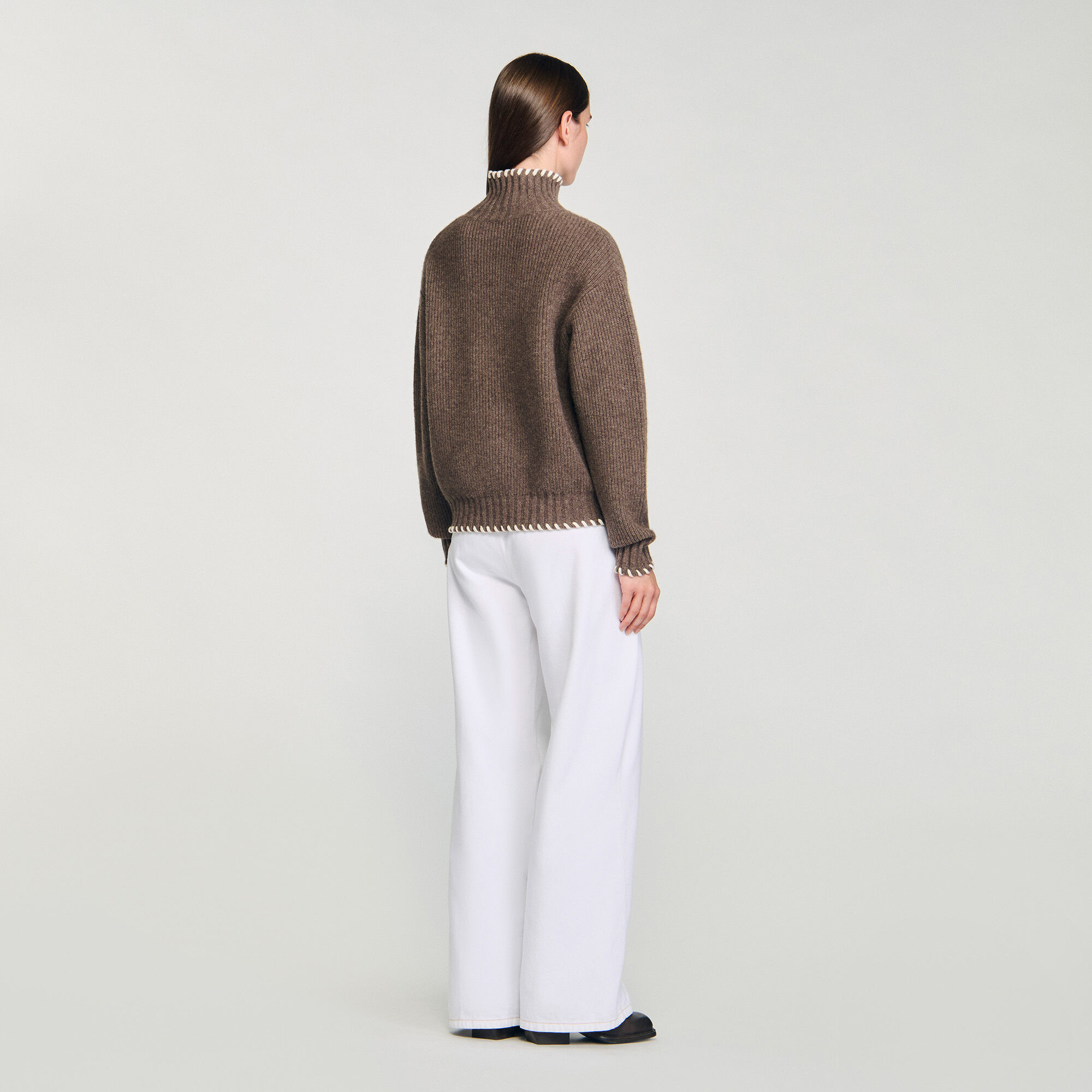 OVERSIZED TURTLENECK SWEATER - 5