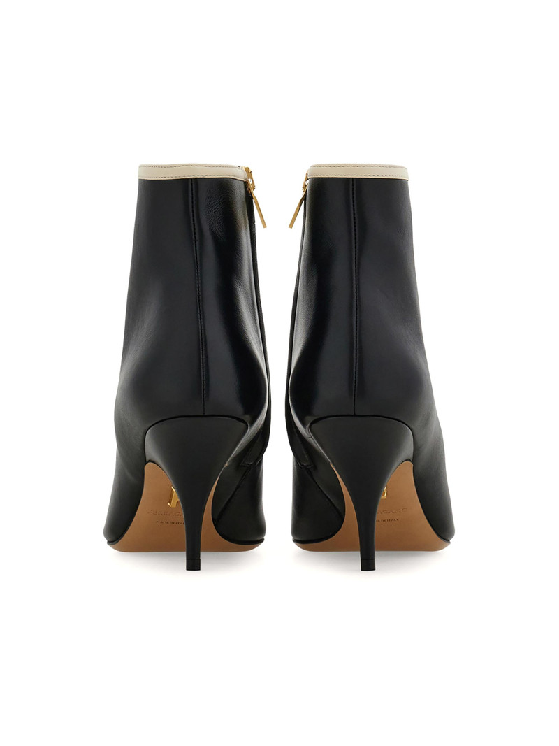 Women's Milla 70MM Leather Ankle Boots - Nero Mascarpone Biscotto 3