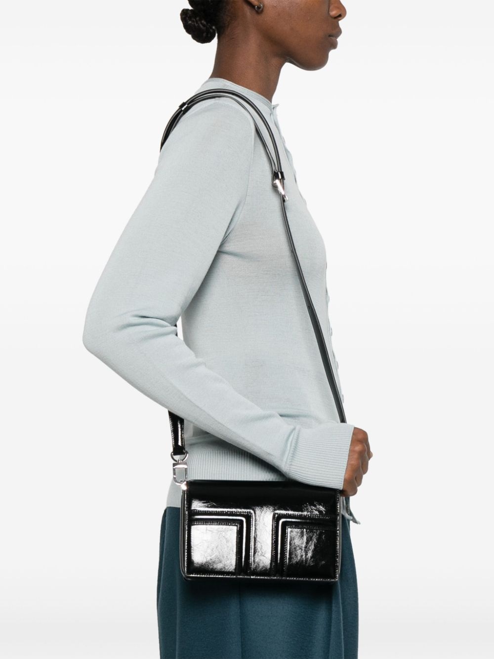 T-Flap naplack-leather mini bag - 2