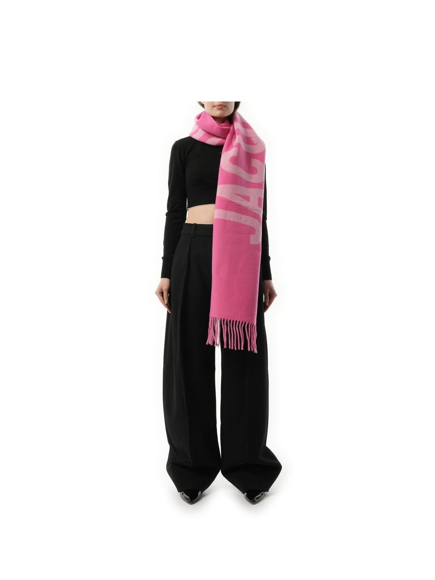 L'echarpe Jacquemus Scarf in Pink/Multicolour - 4
