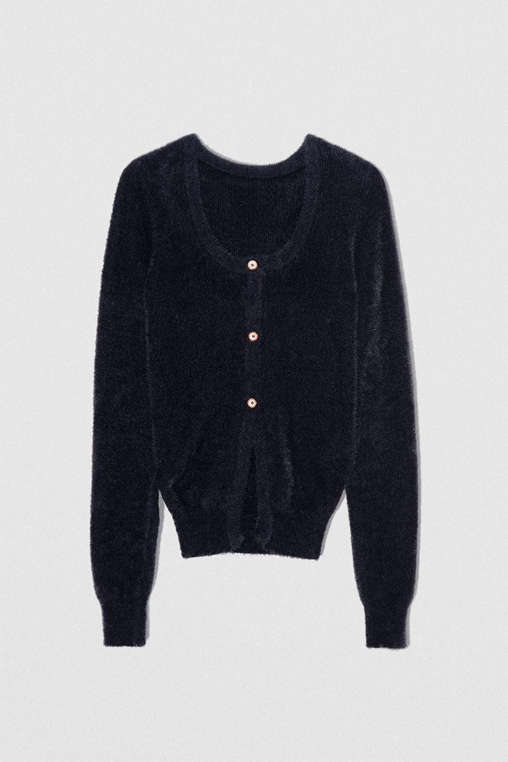 PAM CARDIGAN BLACK FAVOLA - 1