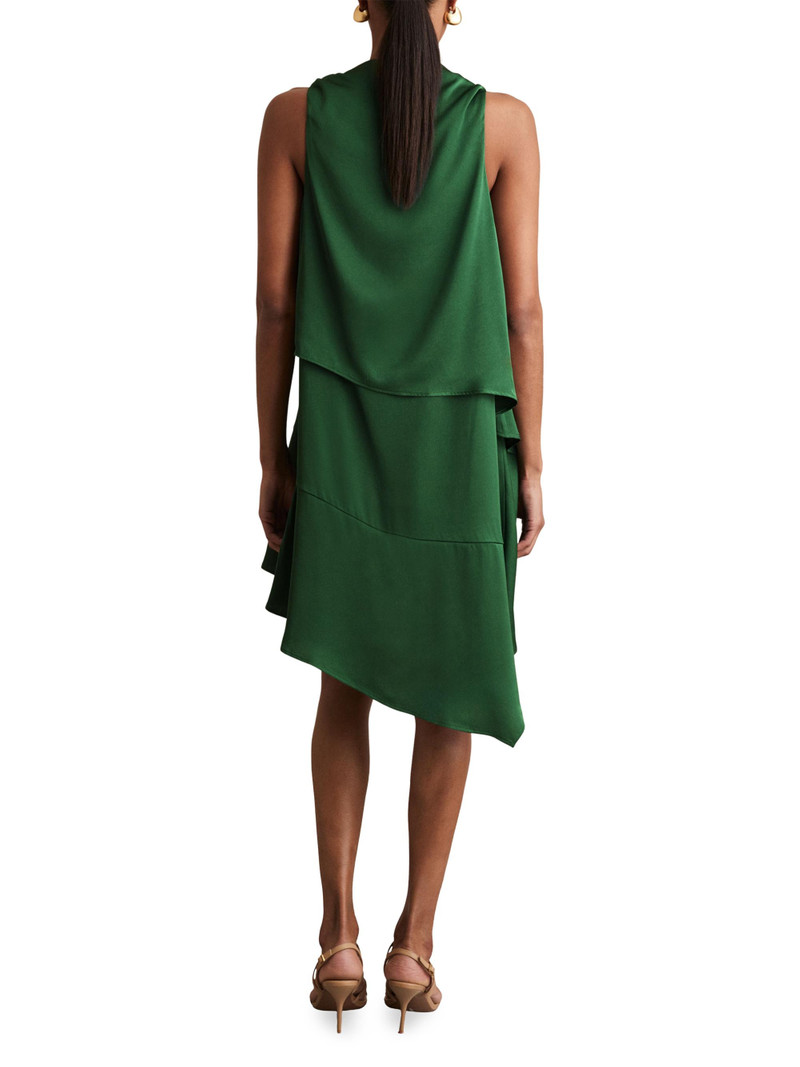 Women's Eloise Draped Midi-Dress - Green 3