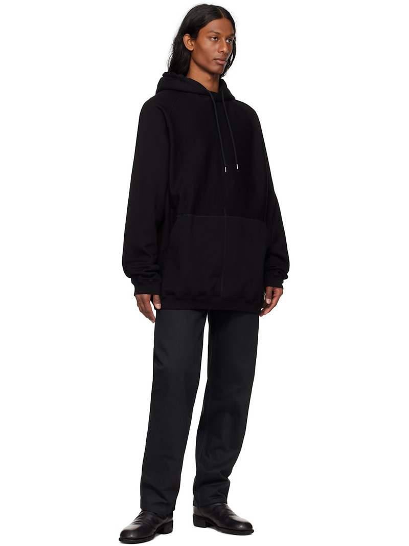 TAKAHIROMIYASHITA TheSoloist. Black Oversized Hoodie outlook